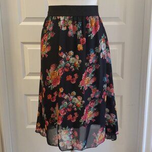 Floral Midi Skirt